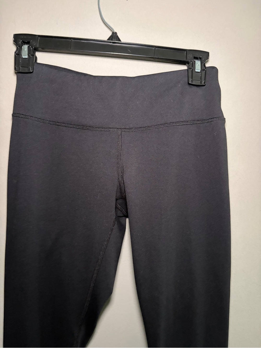 Yogalicious Black High Waist Cropped Lattice Cutout Leggings Workout Pants Y2K - Picture 4 of 14